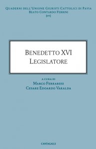 Copertina di 'Benedetto XVI legislatore'