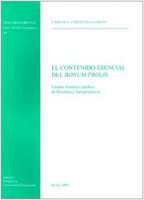 El contenido esencial del bonum prolis - Cerezuela Garca Carlos A.