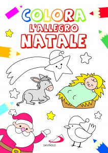 Copertina di 'Colora l'allegro Natale'