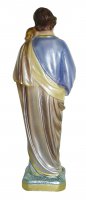 Immagine di 'Statua San Giuseppe in gesso madreperlato dipinta a mano - 20 cm'