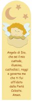 Quadro Angelo di Dio in legno colorato beige - 43 x 13 cm