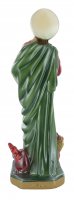 Immagine di 'Statua Santa Marta in gesso madreperlato dipinta a mano - 30 cm'