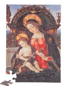 Copertina di 'Puzzle "Madonna con Bambino - Pala di S. Maria dei Fossi" (48 pezzi)'