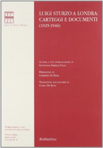 Copertina di 'Luigi Sturzo a Londra: carteggi e documenti (1925-1946)'