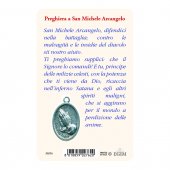Immagine di 'Card "San Michele" con preghiera e medaglia - (10 pezzi)'