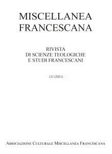 Copertina di 'Miscellanea Francescana n. I-II/2021'