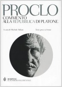Copertina di 'Commento alla Repubblica di Platone. Testo greco a fronte'