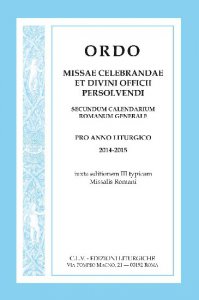 Copertina di 'Ordo missae celebrandae et divini officii persolvendi 2014-2015'