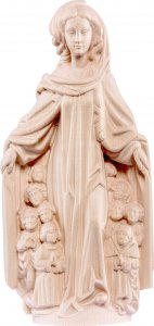 Copertina di 'Statua della Madonna della Misericordia in legno naturale, linea da 20 cm, Madonne Gotiche - Demetz Deur'