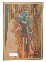 Immagine di 'Arazzo sacro "San Giovanni Paolo II in preghiera" - dimensioni 65x46 cm'
