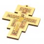 Croce in legno magnetica "Croce di San Damiano" - dimensioni 9x6,5 cm
