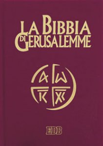 Copertina di 'La Bibbia di Gerusalemme (copertina in pelle color rosso bordeaux e taglio oro - tascabile)'