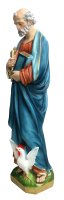 Immagine di 'Statua San Pietro in gesso dipinta a mano - 60 cm'