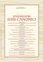 Ephemerides Iuris Canonici. Anno 59 (2019) n. 1