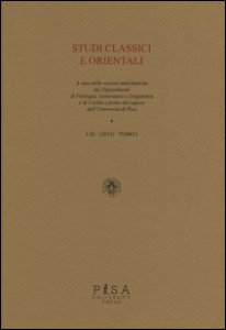 Copertina di 'Studi classici e orientali (2015). Vol. 61/1'