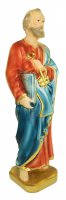 Immagine di 'Statua San Pietro in gesso dipinta a mano - circa 20 cm'