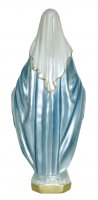 Immagine di 'Statua Madonna Miracolosa in gesso madreperlato dipinta a mano - 33 cm'