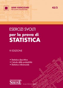 Copertina di 'Esercizi svolti per la prova di Statistica'