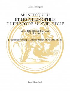 Copertina di 'Montesquieu et les philosophies de lhistoire au XVIIIe sicle'