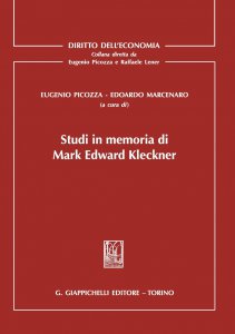 Copertina di 'Studi in memoria di Mark Edward Kleckner'