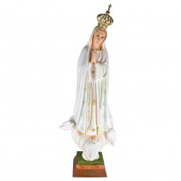 Copertina di 'Statua Madonna di Fatima in resina colorata h.65 cm'