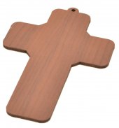 Immagine di 'Croce in legno "Presepe" stile classico - altezza 13 cm'