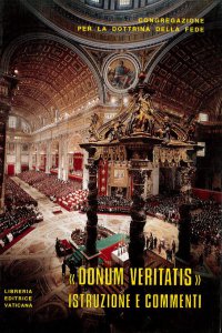 Copertina di 'Istruzione Donum veritatis sulla vocazione ecclesiale del teologo. Testo latino e italiano'