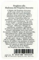 Immagine di 'Card Perpetuo Soccorso in PVC - 5,5 x 8,5 cm - Italiano'