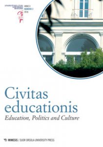 Copertina di 'Civitas educationis. Education, politics, and culture (2016)'