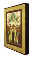 Immagine di 'Icona Ascensione di Cristo, produzione greca su legno - 26 x 19,5 cm'