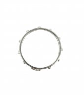 Immagine di 'Rosario anello in argento 925 con 10 grani tondi misura italiana n16 - diametro interno mm 17,8 circa'