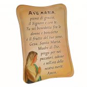 Immagine di 'Quadretto sagomato " Ave Maria" (7x10)'