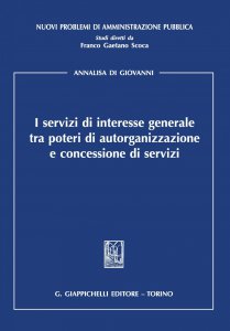 Copertina di 'I servizi di interesse generale tra poteri di autorganizzazione e concessione di servizi'