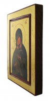 Immagine di 'Icona Madonna della Tenerezza, Vergine di Vladimir, produzione greca su legno - 24 x 18 cm'