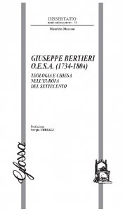 Copertina di 'Giuseppe Bertieri O.E.S.A. (1734-1804)'
