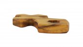 Immagine di 'Croce carmelitana in legno ulivo con cordoncino - 5,5 cm'