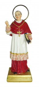 Copertina di 'Statua di San Carlo da 12 cm in confezione regalo con segnalibro'