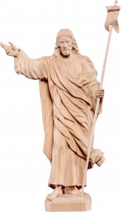 Copertina di 'Cristo risorto - Demetz - Deur - Statua in legno naturale. Altezza pari a 85 cm.'