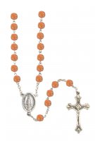 Rosario in semicristallo � 6 mm rosa