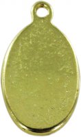 Immagine di 'Medaglia Sacro Cuore di Ges in metallo dorato e resina - 1,5 cm'
