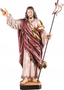 Copertina di 'Cristo risorto - Demetz - Deur - Statua in legno colorato. Altezza pari a 60 cm.'