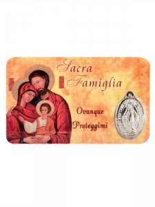 Copertina di 'Card medaglia Sacra Famiglia (10 pezzi)'