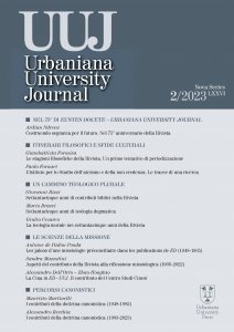 Copertina di 'Urbaniana University Journal. 2023/2'