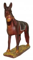 Immagine di 'Statuine presepe: Cavallo linea Martino Landi per presepe da cm 10'