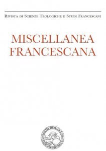 Copertina di 'Miscellanea Francescana nn. III-IV/2011'