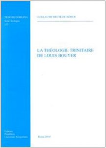 Copertina di 'La theologie trinitaire de Louis Bouyer'