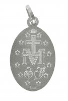 Immagine di 'Medaglia Madonna Miracolosa in argento 925 - 1,8 cm'