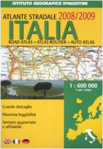 Copertina di 'Atlante stradale Italia 1:600.000 2008-2009'