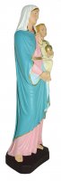 Immagine di 'Statua da esterno della Madonna con Bambino in materiale infrangibile, dipinta a mano, da circa 30 cm'