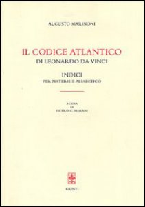 Copertina di 'Il Codice Atlantico di Leonardo da Vinci: indice per materie e alfabetico'